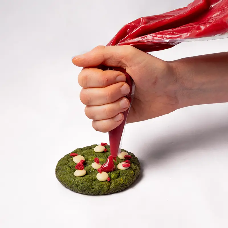 Cookie de matcha, frambuesa y chocolate blanco (4 uds.) - Imagen 4