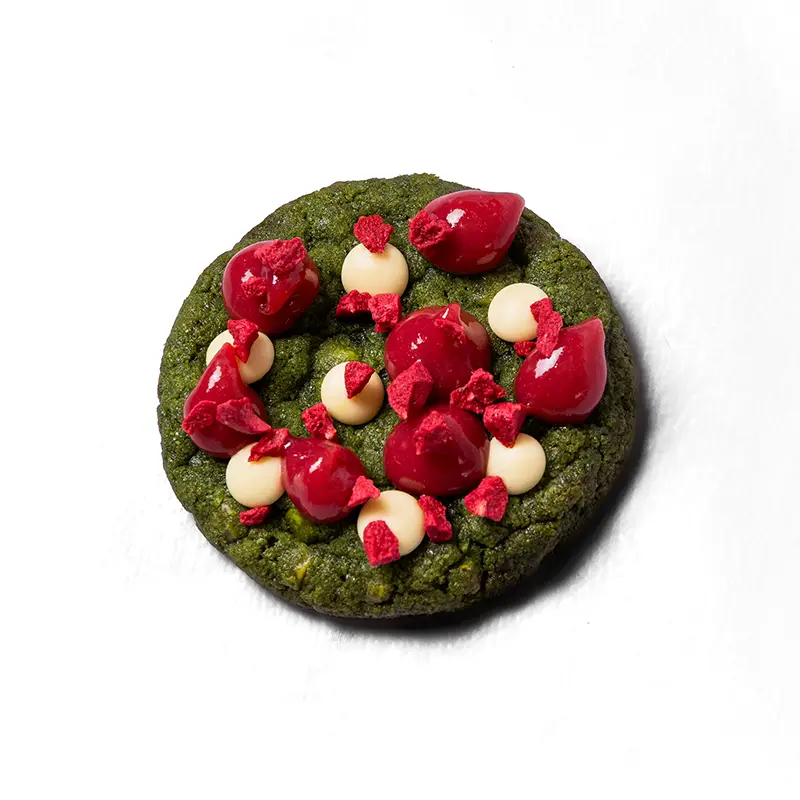 Cookie de matcha, frambuesa y chocolate blanco (4 uds.) - Imagen 5